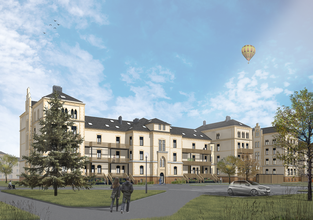 Transformation d'une ancienne caserne en logements sociaux